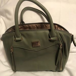 NEW - JONES NY SIGNATURE BEAUTIFUL LEATHER HANDBAG